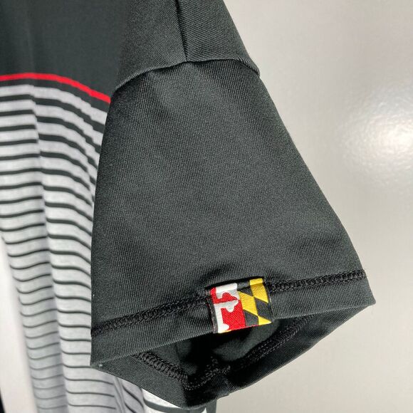 Under Armour • Maryland Terrapins • Women's Black Polo Shirt (M) • Performance - Picture 3 of 4
